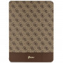 Guess GUFCP12PS4SGW Case for Apple iPad Pro 12.9 (2020/2021/2022, 4th/5th/6th gen), 4G Stripe Allover, brown