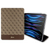Guess GUFCP12PS4SGW Case for Apple iPad Pro 12.9 (2020/2021/2022, 4th/5th/6th gen), 4G Stripe Allover, brown