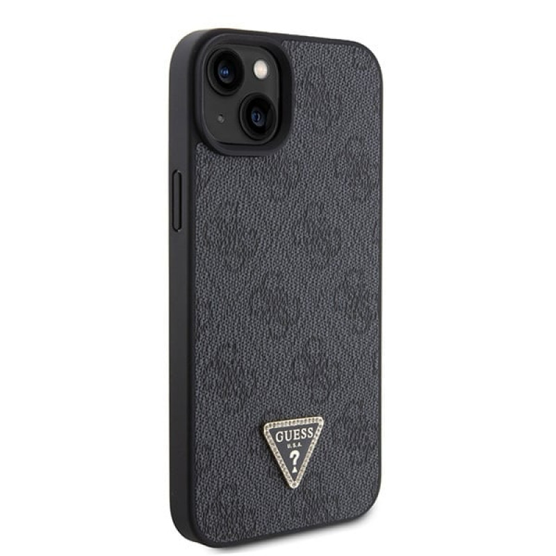 Guess GUHCP15MP4TDSCPK Apple iPhone 15 Plus / 14 Plus Hardcase, Crossbody 4G Metal Logo, Black