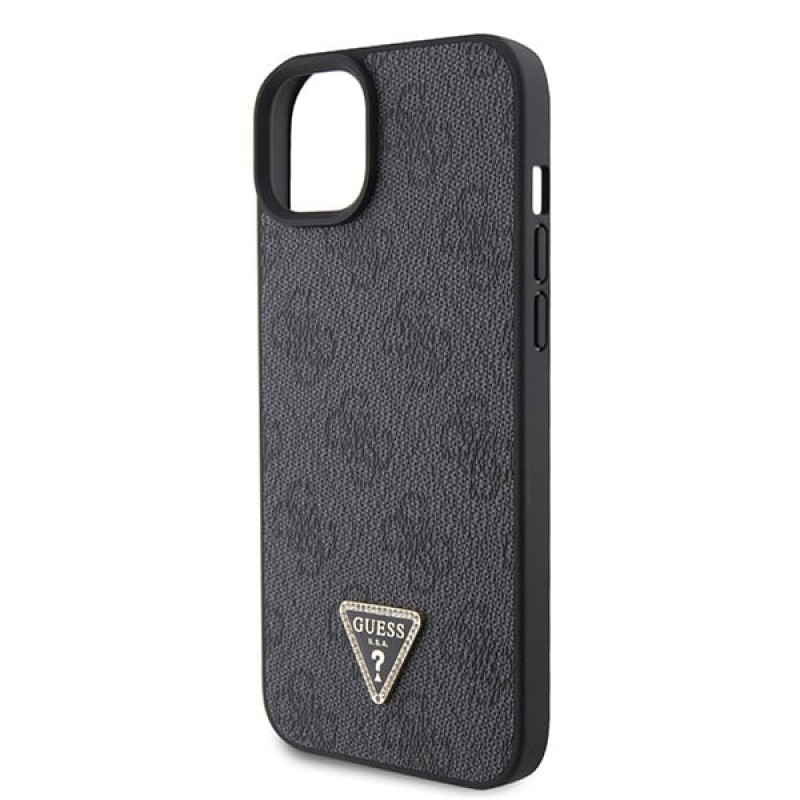 Guess GUHCP15MP4TDSCPK Apple iPhone 15 Plus / 14 Plus Hardcase, Crossbody 4G Metal Logo, Black