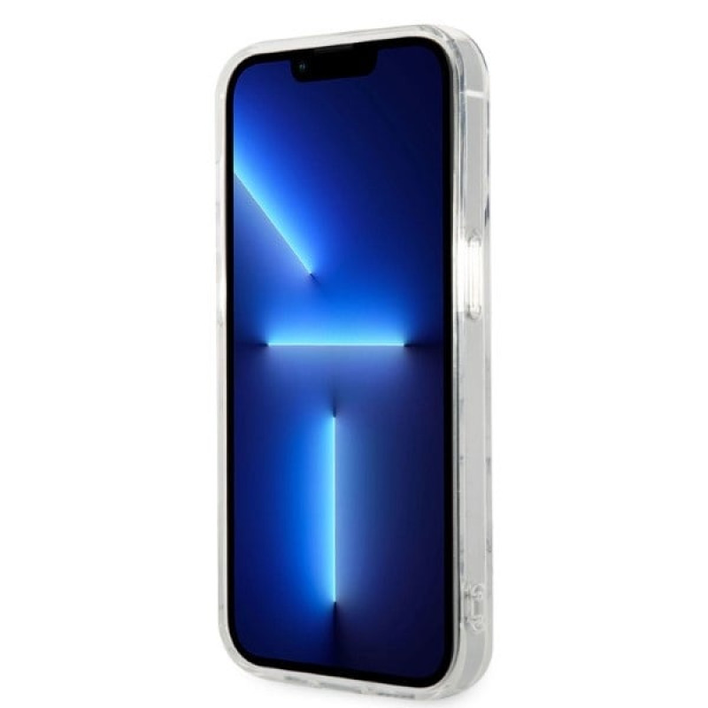 Guess GUBPP14LHMEACSH Case + Wireless Charger Apple iPhone 14 Pro White Hardcase, Marble, MagSafe