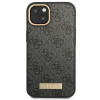 Guess GUHMP14MU4GPRK Apple iPhone 14 Plus / 15 Plus black hard case, 4G Logo Plate, MagSafe