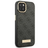 Guess GUHMP14MU4GPRK Apple iPhone 14 Plus / 15 Plus black hard case, 4G Logo Plate, MagSafe