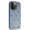 Guess GUHCP14XP4TDSCPB Apple iPhone 14 Pro Max blue hardcase, Crossbody 4G Metal Logo