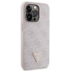 Guess GUHCP13LP4TDSCPP Apple iPhone 13/13 Pro pink hardcase, Crossbody 4G Metal Logo