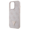 Guess GUHCP13LP4TDSCPP Apple iPhone 13/13 Pro pink hardcase, Crossbody 4G Metal Logo