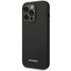 Karl Lagerfeld KLHMP14LSLMP1K Apple iPhone 14 Pro black hardcase, Silicone Plaque, MagSafe