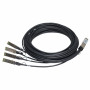HPE X240 QSFP+ to 4x10G SFP+ 3 m Direct Attach Copper Splitter Cable