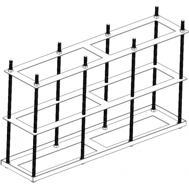 Ernitec 0070-24900-MOUNT-KIOSK Ground-Mount Bracket for 55-86" displays