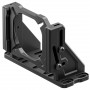 Simucube Wheelbase Mount v2 Bracket, -24 to +20 Degrees Tilt, Aluminium, Black