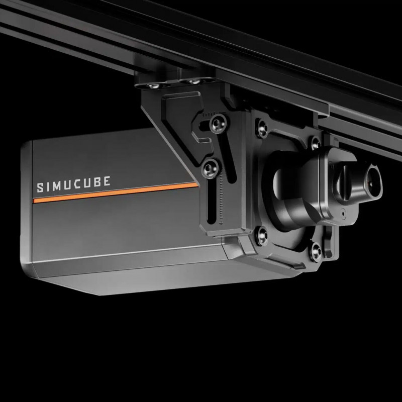 Simucube Wheelbase Mount v2 Bracket, -24 to +20 Degrees Tilt, Aluminium, Black