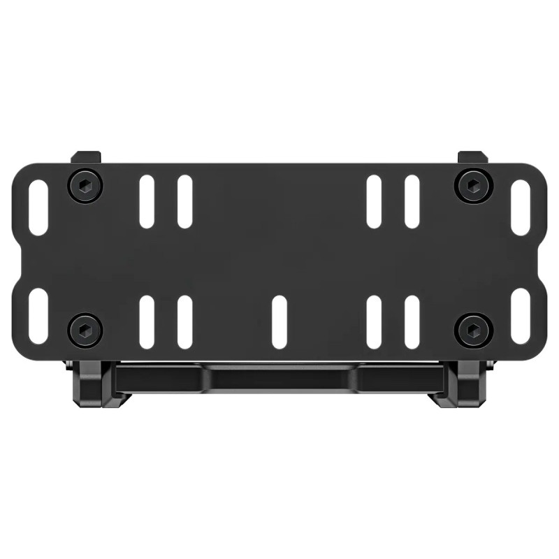 Simucube Wheelbase Mount v2 Bracket, -24 to +20 Degrees Tilt, Aluminium, Black
