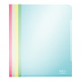 Leitz Super Premium 41530099 sheet protectors, A4, PVC, assorted colours, 0.15 mm, open at top and side