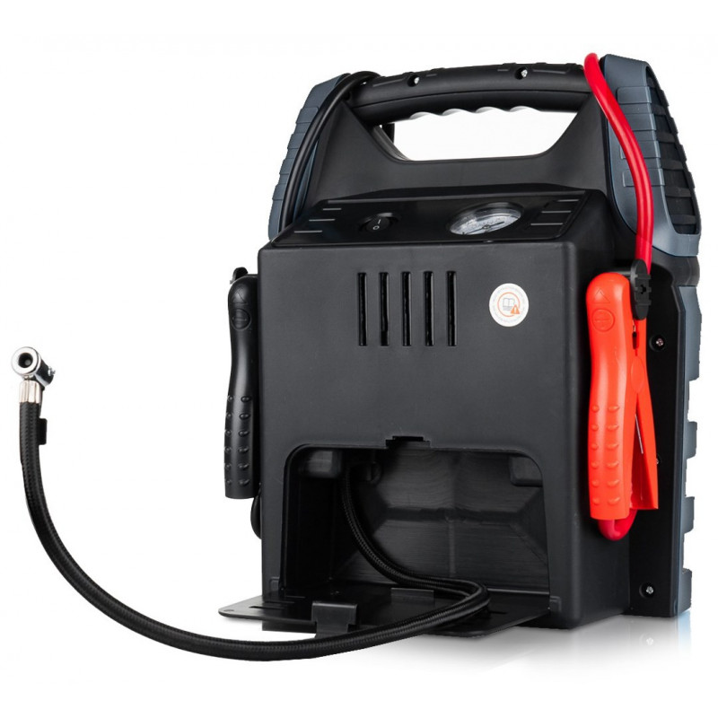 Wuber W14270 5-in-1 booster air compressor with jump starter