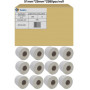 G&G 19791 self-adhesive printer labels, white