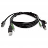 StarTech.com SKHDMMKVM-06-TAA TAA compliant HDMI KVM cable, USB 2.0, 3.5 mm audio, 1.8 m