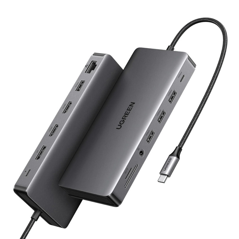 Ugreen Revodok Pro 313 USB-C laptop docking station (15978), UGR1851, 100 W, grey
