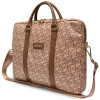 Guess GCube Stripes GUCB15HGCFSEW laptop bag, up to 16 inch, brown