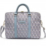Guess GCube Stripes GUCB15HGCFSEB laptop bag, up to 16 inch, blue