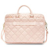 Guess GUCB15ZPSQSSGP 16-inch Laptop Bag, Quilted 4G, pink