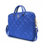 Guess GUCB15ZPSQSSGB 16-inch Laptop Bag, Quilted 4G, blue