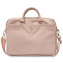 Guess GUCB15ZPGSTEGP 16-inch Laptop Bag, Triangle 4G, pink