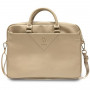 Guess GUCB15ZPGSTEGD 16-inch Laptop Bag, Triangle 4G, light gold