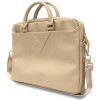 Guess GUCB15ZPGSTEGD 16-inch Laptop Bag, Triangle 4G, light gold