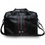 BMW BMCB15COMSCAKR Laptop Bag 15 inch, Carbon Red Stripes, black