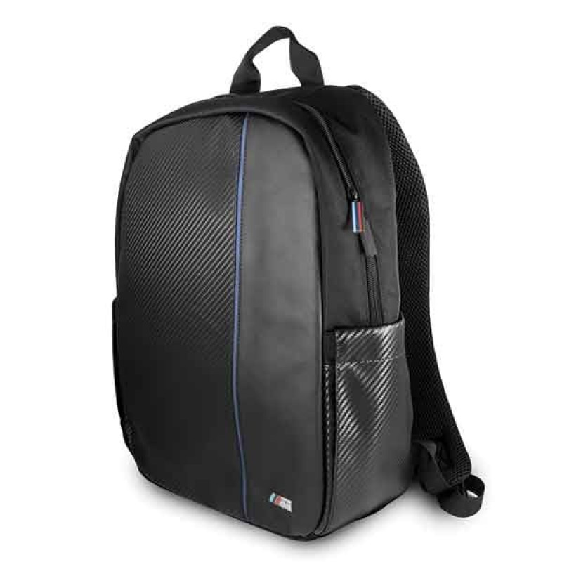 BMW BMBPCO15CAPNBK Backpack, 16 inch, black Carbon Navy Stripe