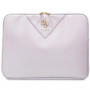 Guess GUCS14ZPGSTEGU Laptop Sleeve, 14 inch, Triangle 4G, purple