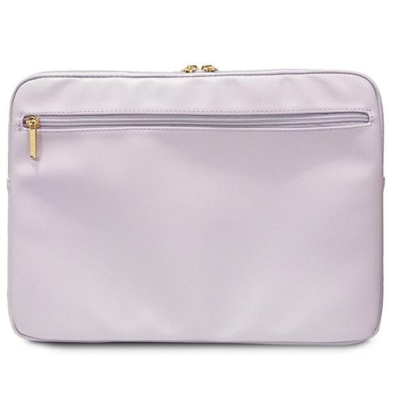Guess GUCS14ZPGSTEGU Laptop Sleeve, 14 inch, Triangle 4G, purple