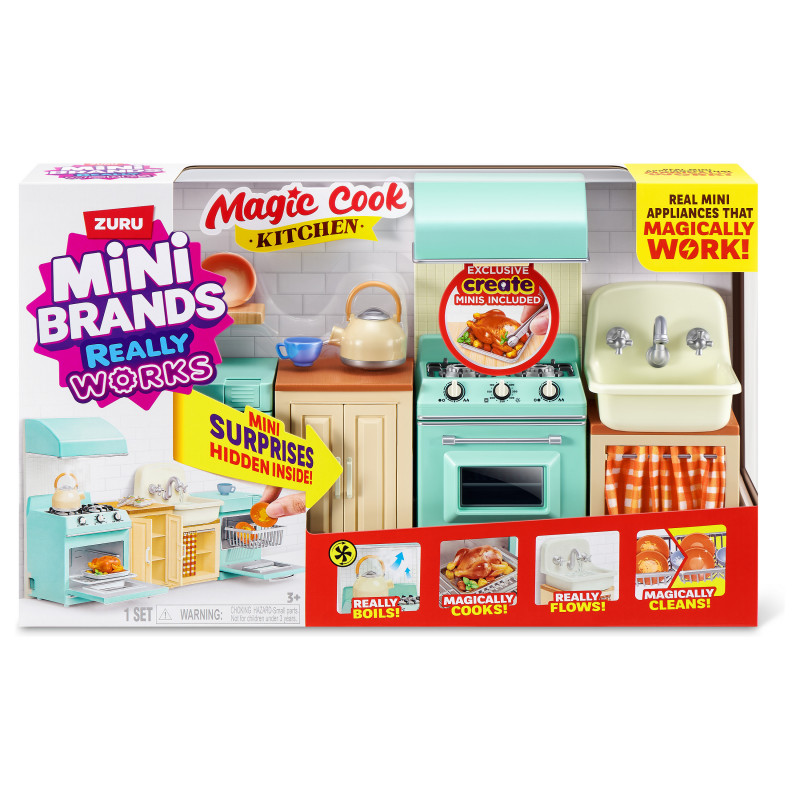 ZURU Mini Brands Magic Cook Kitchen Playset Series 1