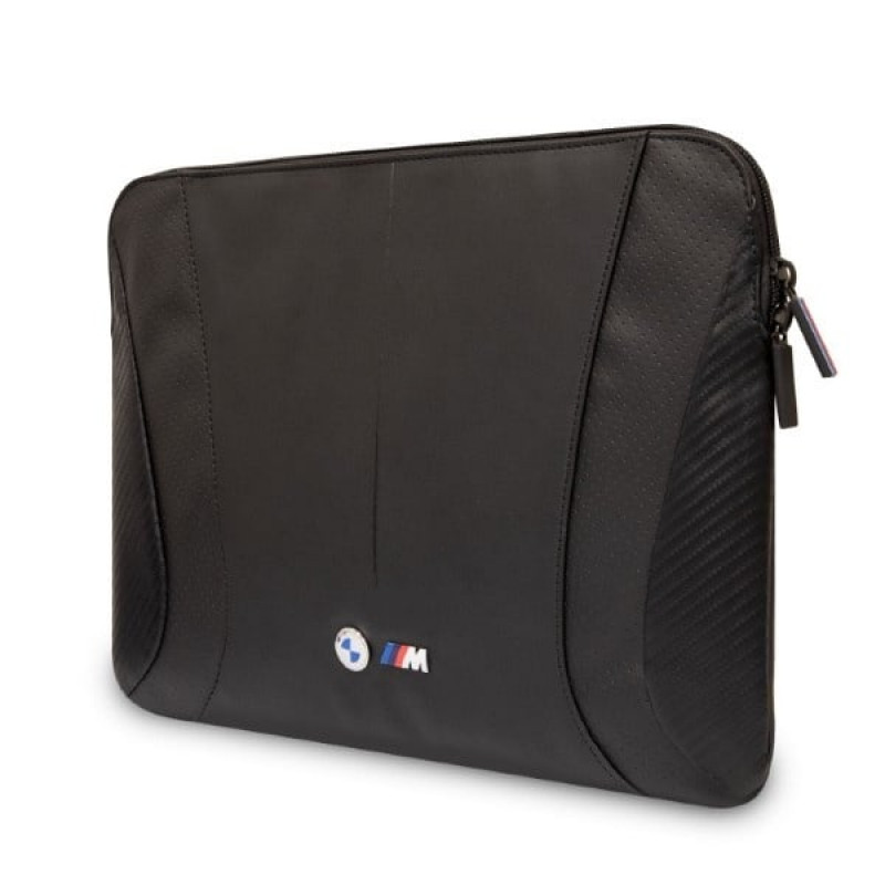 BMW BMCS16SPCTFK Laptop Sleeve, 16 inch, black Carbon&Perforated