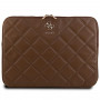 Guess Quilted 4G Laptop Sleeve GUCS14ZPSQSSGW 14", brown