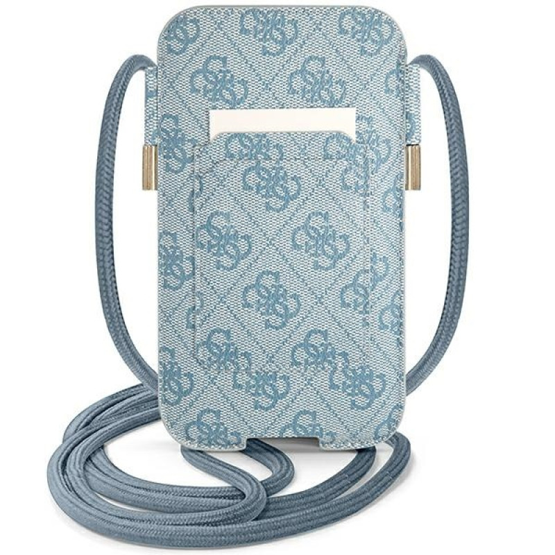Guess GUPHL4GMGBL 4G Big Metal Logo Hardcase for 6.7" Smartphones, blue
