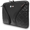 BMW Carbon Pockets & Metal Logo Laptop Sleeve 14", black