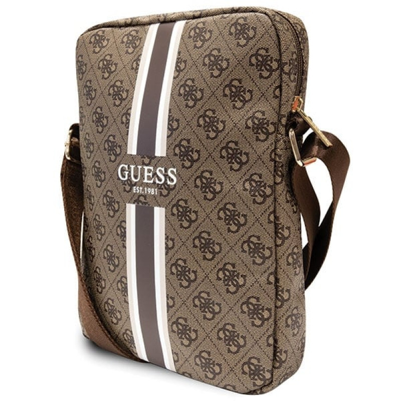 Guess GUTB10P4RPSW 4G Stripes Tablet Bag 10", brown