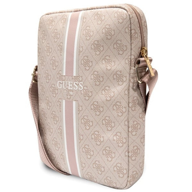 Guess GUTB10P4RPSP 4G Stripes Tablet Bag 10", pink