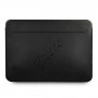 Guess GUCS13PUSASBK Saffiano Script Sleeve for 13" laptop, black