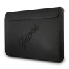 Guess GUCS13PUSASBK Saffiano Script Sleeve for 13" laptop, black