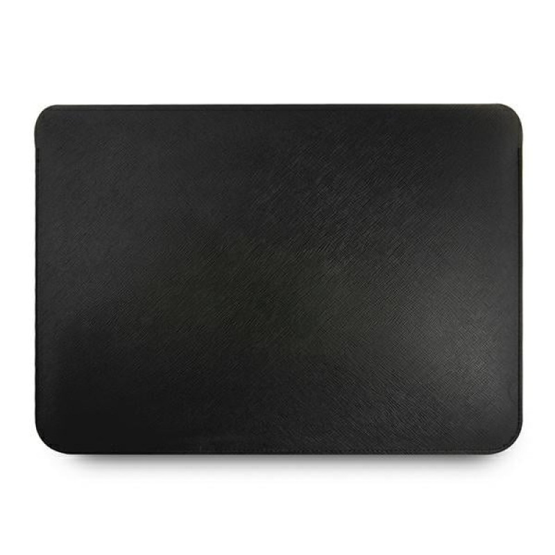 Guess GUCS13PUSASBK Saffiano Script Sleeve for 13" laptop, black