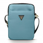 Guess GUTB10NTMLLB Nylon Triangle Logo Tablet Case for tablets up to 10.2", blue