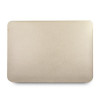 Guess GUCS13PUSASLG Saffiano Script Sleeve for 13" laptop, gold