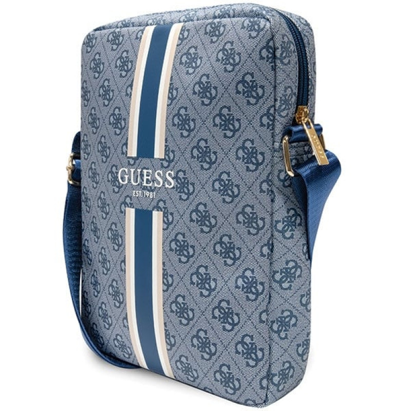Guess GUTB10P4RPSB 4G Stripes Tablet Bag 10", blue