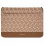 Guess GUCS14HGCFSEW laptop sleeve 14 inch, GCube Stripes, brown