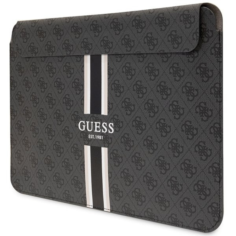 Guess GUCS14P4RPSK laptop sleeve 14 inch, 4G Printed Stripes, black