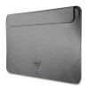 Guess GUCS14PSATLG laptop sleeve 13/14 inch, Saffiano Triangle, silver