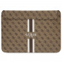 Guess GUCS14P4RPSW laptop sleeve 14 inch, 4G Printed Stripes, brown