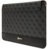 Guess GUCS14PS4SGK laptop sleeve 14 inch, 4G Stripe Metal Logo, black